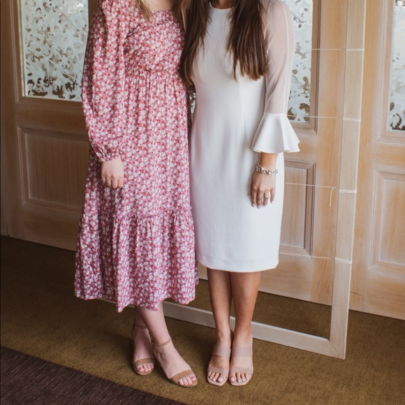 Elija J white midi dress - Picture 4 of 6